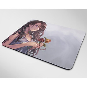 Mua Miếng lót chuột mẫu Anime cầm hoa