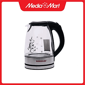 Ấm Siêu Tốc Thủy Tinh Sunhouse SHD1217- Hàng chính hãng
