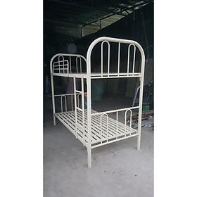 Mua GIƯỜNG SẮT 2 TẦNG ỐNG TRÒN FI 50 - 1Mx2 M GIÁ RẺ TẠI XƯỞNG HCM
