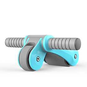 Con lăn tập bụng 2 bánh cải tiến gấp gọn - Xanh
