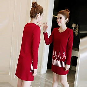 Đầm bầu tay dài có túi dona21111401