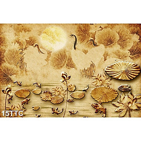 TRANH DÁN TƯỜNG TRÚC CHỈ PHÒNG THỜ GIA TIÊN - TRANH DÁN BÀN THỜ ÔNG BÀ