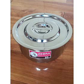 Mua Thau Trộn Thố Inox Zebra Thái Lan Không Quai 14cm 16cm 18cm 20cm