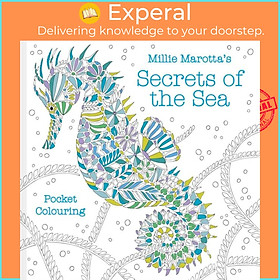 Sách - Millie Marotta's Secrets of the Sea Pocket Colouring by Millie Marotta (UK edition, paperback)