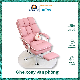 Mua Ghế Gaming Gác Chân - Ghế Giám Đốc Bọc Da Cao Cấp- Ghế Văn Phòng Chân Xoay - Hàng Chính Hãng