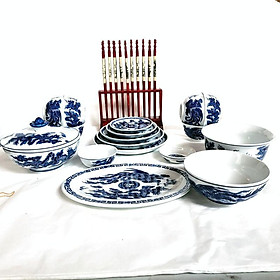 Mua Bộ bát đĩa thờ cúng cúng - gốm sứ Bát Tràng