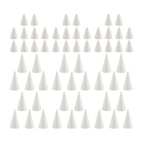 75 Cone-shaped DIY Christmas Trees for Painting Crafts