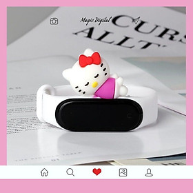 Vòng tay silicone cho Xiaomi mi band 3 4 - KT cat