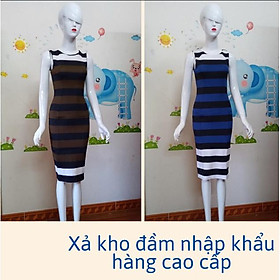 Váy Đầm Công Sở Thiết Kế SILUXY Đầm Xòe Vải Tơ Nhập Khẩu