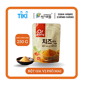 Bột gia vị Phô mai O!Sajang loại 250g - Dùng để lắc bánh gạo, lắc khoai lang, khoai tây