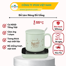 Đế Làm Nóng Đồ Uống Bear Hâm Trà, Hâm Sữa Nhanh, Vật Liệu An Toàn Tiết Kiệm - C16J5 - Hàng Chính Hãng Bảo hành 18 Tháng