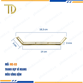 Thanh kẹp ví, kẹp ví tiền, kẹp kim loại, công nghệ mạ điện độ bền 5 - 8 năm