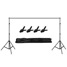 Thiết Bị Phông Nền Hỗ Trợ Phông Nền Có Thể Điều Chỉnh 2*3M, Giá Đỡ Chụp Ảnh