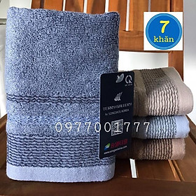 Mua Khăn mặt Sợi tre (Bamboo) Chính Hãng SONGWOL Hàn Quốc Tông Tối Sang Trọng - 30x45cm