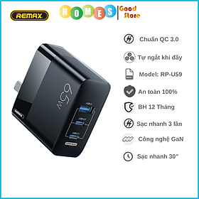 Mua Củ Sạc Nhanh REMAX RP-U59 65W - Hàng Chính Hãng