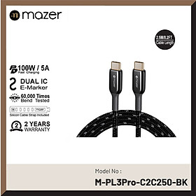 Dây Cáp Mazer Infinite.LINK 3 Pro Cable USB-C TO USB C 100w