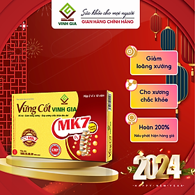 Vững cốt Vinh Gia - Bổ sung canxi, ngăn ngừa loãng xương, gãy xương - hộp 20 viên [ LÔ HSD: T6/2025]