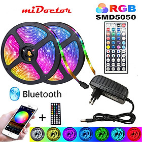 Cuộn Dây 5m 10m Đèn LED Trang Trí RGB 5050 Strip Light miDoctor Đồng Bộ