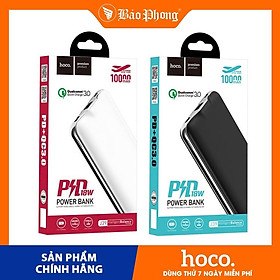 Pin sạc dự phòng PD + QC3.0 dung lượng 10.000 mAh HOCO J39 Dành cho điện thoại iPhone iP Samsung Hàng Nhập Khẩu