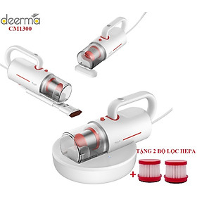 Mua Máy Hút Bụi Cầm Tay Diệt Khuẩn DEERMA CM1300 Đi Kèm 2 Bộ Lọc Dự Phòng - Hàng Chính Hãng Nhập Khẩu