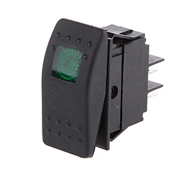 12V 20A 4 Pin Rocker Push Button Switch For  Motorhome Blue
