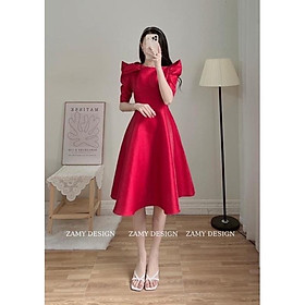 Đầm thiết kế cao cấp - Đầm tafta xoè D2202