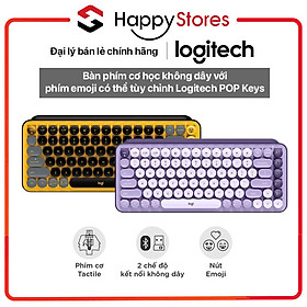 Mua Bàn phím cơ học không dây với các phím emoji có thể tùy chỉnh Logitech POP Keys - HÀNG CHÍNH HÃNG