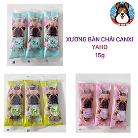 Xương gặm sạch răng,bổ sung Canxi cho chó Yaho(túi 15g)