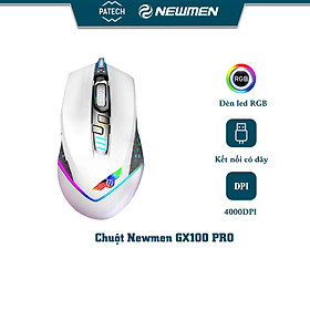 Mua Chuột máy tính có dây Gaming Newmen GX1000Pro Chipset A3090 Switch Omron Led RGB- Hàng chính hãng