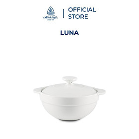 Mua Thố cá nhân cạn Luna 0.3 L + nắp  Misc Assortment Trắng Sứ cao cấp Minh Long