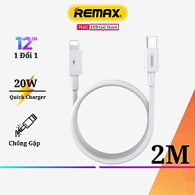 Mua Dây sạc chính hãng Remax 183cl 2M hỗ trợ sạc nhanh 20w cho 14 Pro Max trở xuống . Hàng Chính Hãng Remax