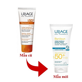 Kem Chống Nắng Màng Lọc Da Nhạy Cảm Uriage Bariésun SPF50+ Crème Minerale (50ml)