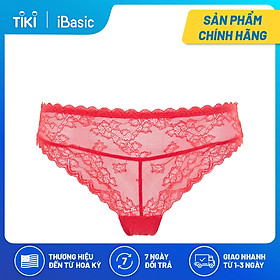 Quần lót nữ ren bikini iBasic PANW136 - Đỏ tươi - L