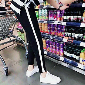 Quần thun viền sọc ôm body nữ cực xinh , tôn dáng siêu hot VINA 1HIT