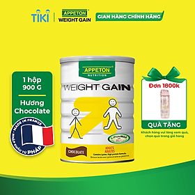 Sữa Appeton Weight Gain cho Người lớn hương Chocolate lon 900g