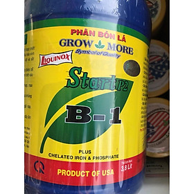 Phân bón lá cao cấp vitamin B1 Start của Growmore 3.8lit