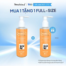 Sữa Tắm Gội Toàn Thân Teenilicious Hair & Body Wash Chamomile & Clary Sage Oil 200ml