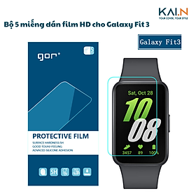 Mua Miếng dán Film TPU HD cho đồng hồ Samsung Galaxy Fit 3  GOR  bộ gồm 5 miếng_ Hàng chính hãng