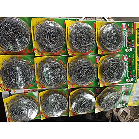 Mua combo 3-6 miếng Cước thép sợi chà xoong nồi sạch bóng siêu rẻ (xanh lá