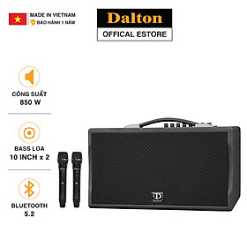 Mua Loa karaoke di động PS-K16A công suất 200W bass 16cm ( 1.6 tấc ) kèm hai micro không dây sóng UHF-HÀNG CHÍNH HÃNG ( BH 12 THÁNG )