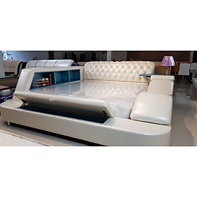 Giường ngủ Juno Sofa cao cấp có thành massage Kt 1m6 x 2m hoặc 1m8 x 2m