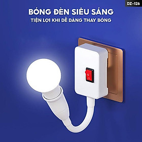 Mua Đui Đèn E27 Kèm Công Tắc Có Sức Tải Lên Đến 15w Tiện Lợi Cao Cấp Dễ Sử Dụng DZ-126
