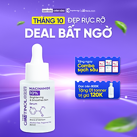 Serum trắng hồng da Niacinamide kiểm soát dầu, mụn, dưỡng trắng, giảm nếp nhăn, trẻ hóa làn da The Gentinol 0221 30ml