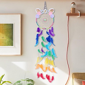 Dream catcher ngựa pony lông vũ Nhiều Màu - Chiều Dài 90cm