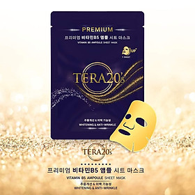 Mặt nạ tinh chất Vitamin B5 TERA20's dòng Premium Ampoule cao cấp