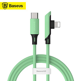 Baseus Colorful PD Charging Cable Elbow Shape Type-C to Lightning 18W Flash Charging Cable For iPhone 11 Pro X XS Max