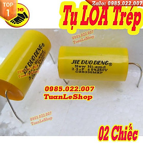 Mua TỤ PHÂN TẦN 3 3MF 250V VÀNG TRÒN - GIÁ 2 CÁI - TỤ LOA TREBLE