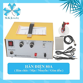 Máy hàn điện 80A - Model : DX - 808  chuyên dụng cho hàn nữ trang, hàn điện tử, hàn linh kiện điện thoại, thiết bị khác.