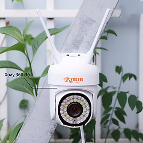 Mua Camera Ip Wifi Yoosee PTZ X4000 48 LED 1080P   Xem đêm có màu   đàm thoại 2 chiều   Cảnh báo đột nhập   Camera ngoài trời chống nước IP66 - Hàng Chính Hãng