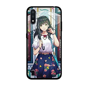 Ốp Lưng in cho Samsung Galaxy A01 Mẫu Girl Anime 2 - Hàng Chính Hãng